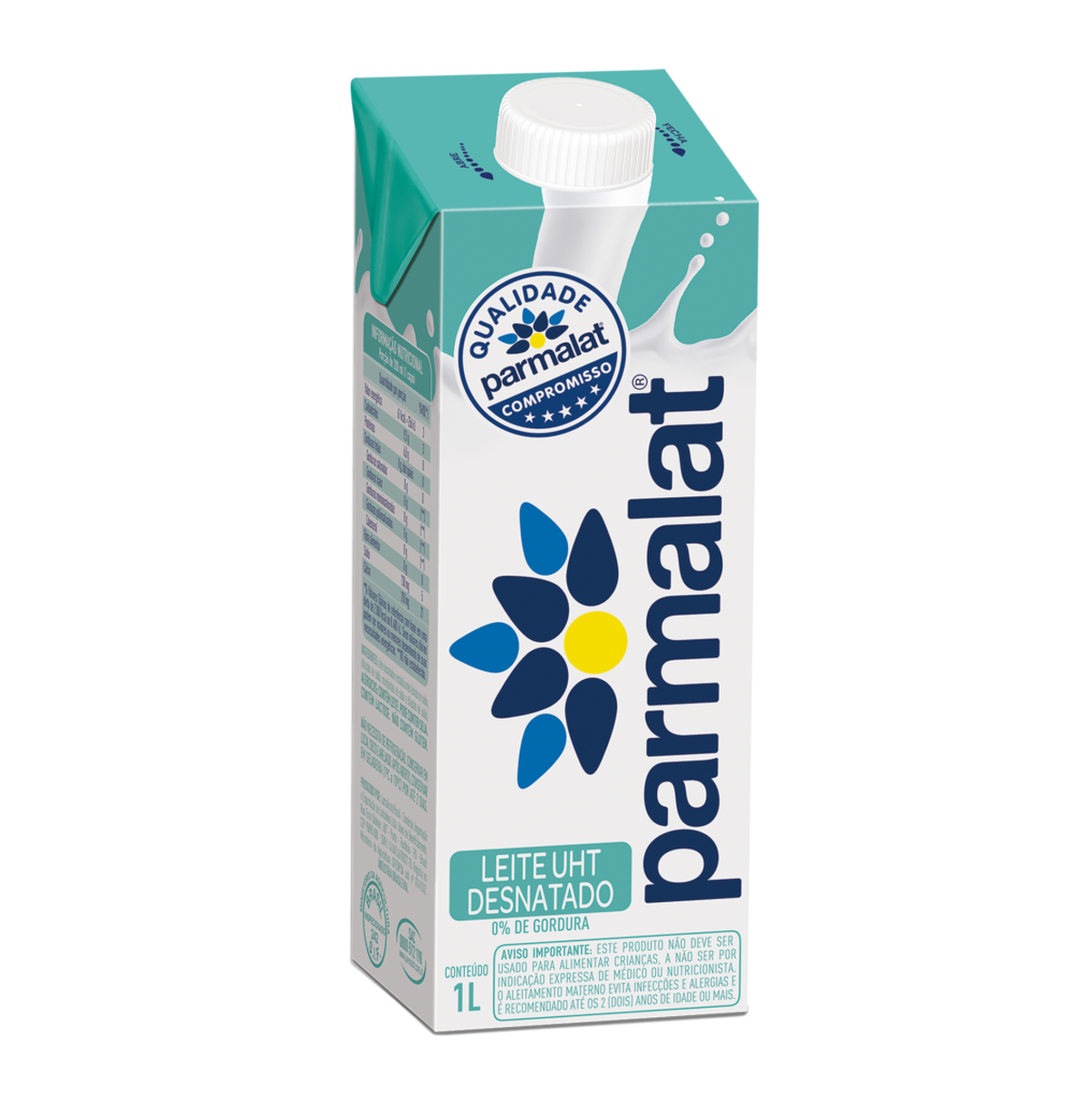 Leite UHT Desnatado 1L Parmalat 2 Carliatto