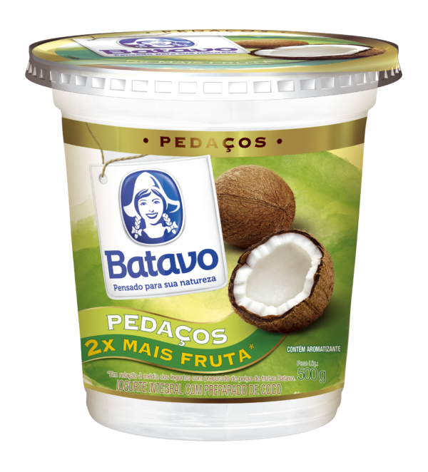 1082 Iogurte Pedaco Fruta Batavo Coco 500g cx 12