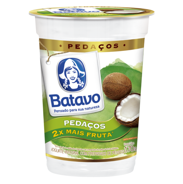 145022 Iogurte Pedaco Fruta Batavo Coco 170g