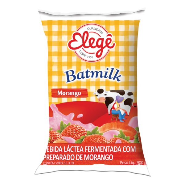 149258 Bebida Lactea Sache Morango 900g Batmilk