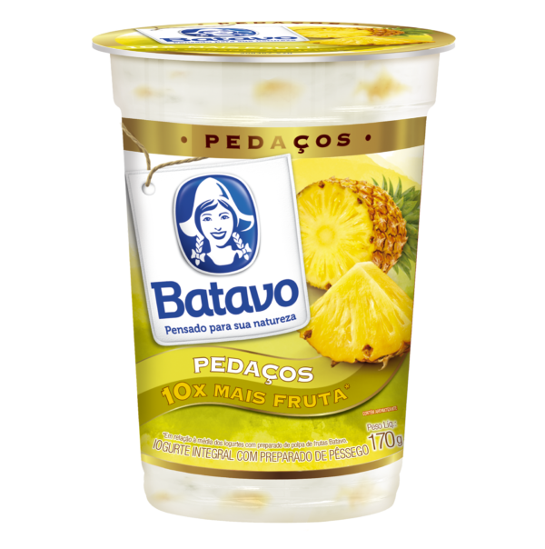 208445 Iogurte Pedaco Fruta Batavo Abacaxi 170g