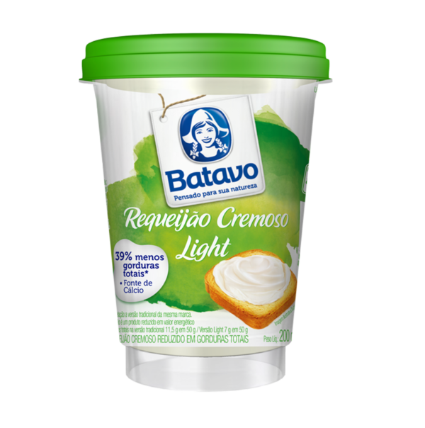 378851 Requeijao Cremoso Light Batavo 200g