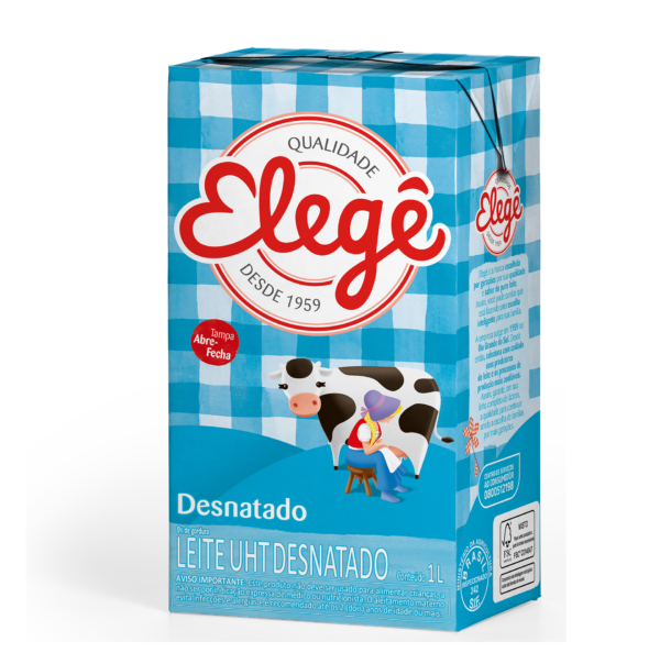 403822 Leite UHT Desnatado 1L Elege