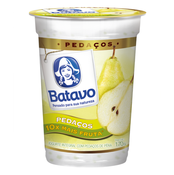 430568 Iogurte Pedaco Fruta Batavo Pera 170g