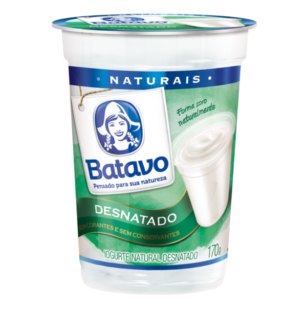 iogurte natural batavo desnatado