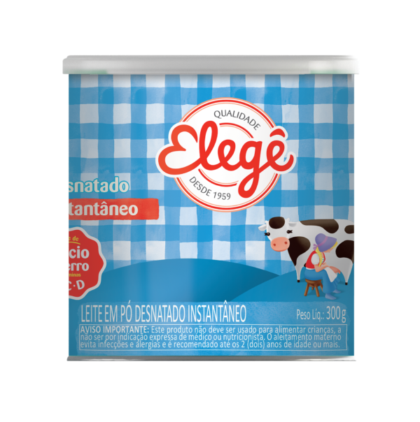 Leite em Po Desnatado Instantaneo 400g Elege