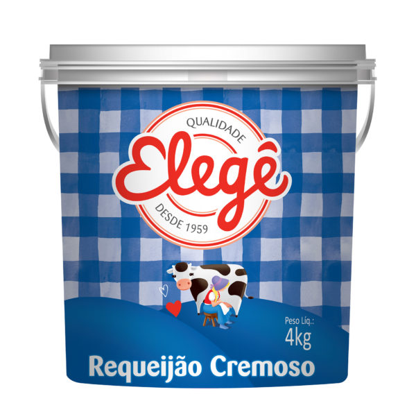 Requeijao Cremoso Elege Pote 4kg