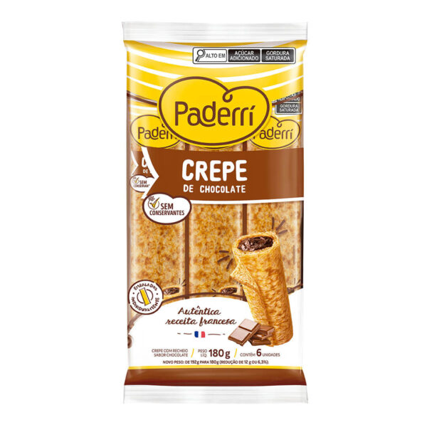 Crepe de Chocolate Paderri 192g