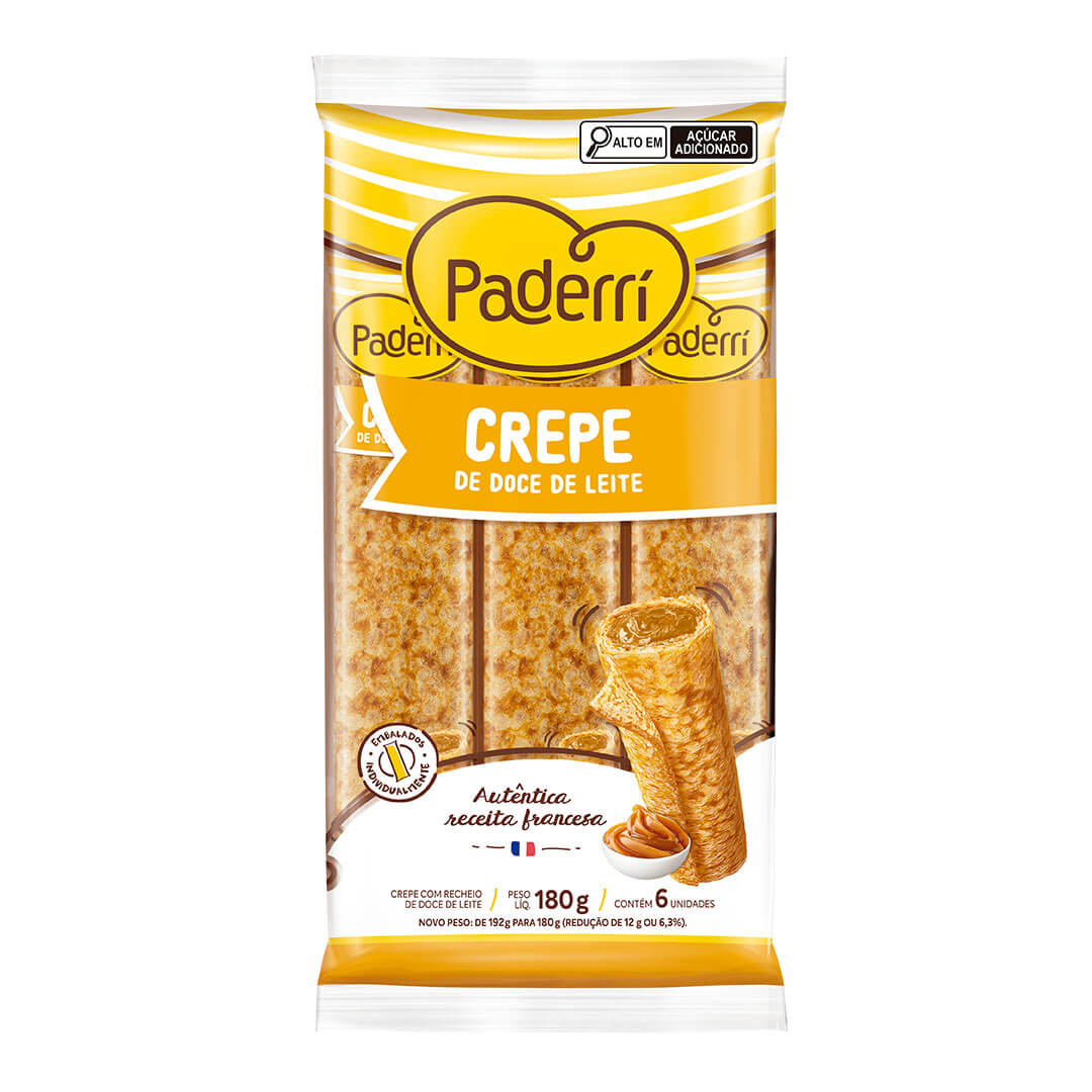 Crepe de Doce de Leite Paderri 192g