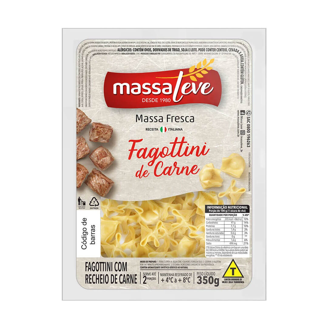 Fagottini Massa Leve 350g