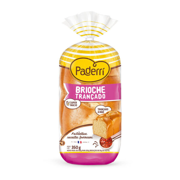 Pao Brioche Trancado Paderri 400g