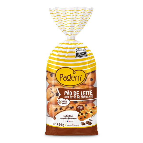 Pao de Leite Gotas Paderri 264g