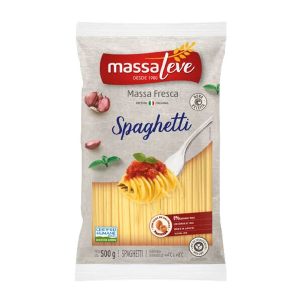 Spaghetti Massa Leve 500g