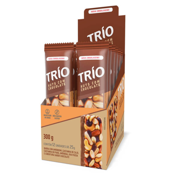 Trio Nuts (Sabores) - 12x25g - Display - Image 2