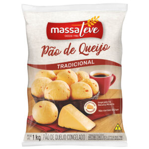 Pão de Queijo Massa Leve Tradicional 1Kg